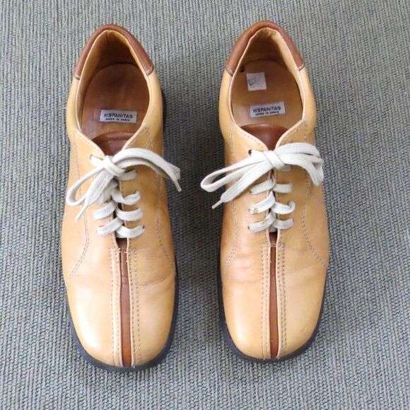 Hispanitas Shoes - Hispanitas "El Corte Ingles" leather lace-up comfort shoes Size 6 EUC